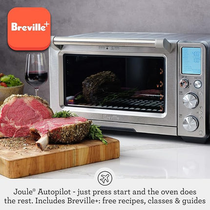 Breville BOV950BST Joule Smart Countertop Oven Air Fryer Pro, Black Stainless Steel