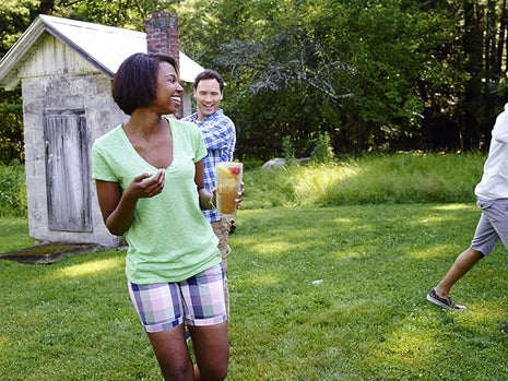 Tervis Clear & Colorful Tabletop Made in USA Double Walled Insulated Tumbler Travel Cup Keeps Drinks Cold & Hot, 24oz - 2pk, Clear