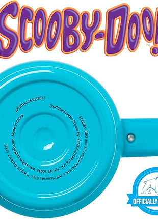 Silver Buffalo Scooby-Doo Featuring Scared Shaggy and Scooby Stainless Steel Tumbler with Handle and Straw, Fits in Standard Cup Holder, 40 Ounces