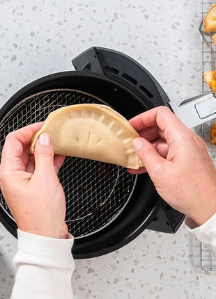 7.8" Air Fryer Accessories, 3 Stackable Racks for Instant Vortex, Nuwave Air Fryer, Ninja Foodi Grill, Multi-Layer 304 Stainless Steel Grill Rack, Fits 5.8 QT Air Fryer Oven