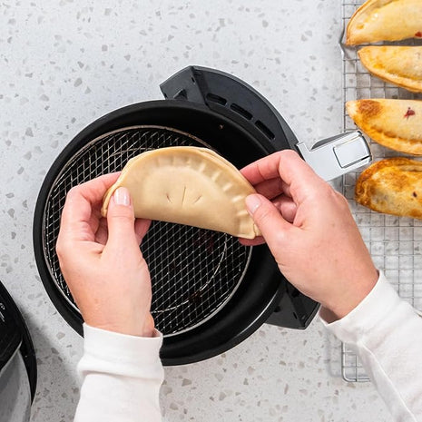 7.8" Air Fryer Accessories, 3 Stackable Racks for Instant Vortex, Nuwave Air Fryer, Ninja Foodi Grill, Multi-Layer 304 Stainless Steel Grill Rack, Fits 5.8 QT Air Fryer Oven