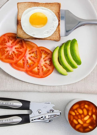 Home Hero Stainless Steel Kitchen Utensils Set - Heat-Resistant Silicone & Nonstick Tools - Durable Stainless Steel Kitchen Gadgets - Complete Kit Measuring Cups & Spoons - 41-Piece Set