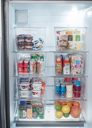 ClearSpace Plastic Storage Bins with Lids X-Large – Perfect Kitchen Organization, Desk Organizer or Pantry Storage – Desktop Organizer, Pantry Organization and Storage Bins, Cabinet Organizers