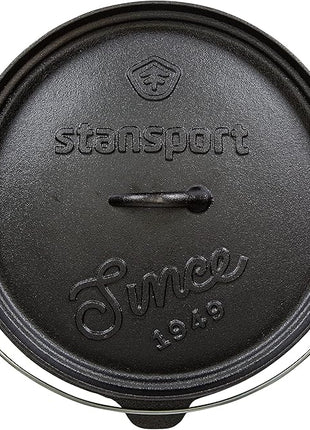 Stansport Pre-Seasoned Cast Iron Dutch Oven