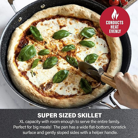 Granitestone Coated Nonstick Frying Pan - 10 Inch Emerald, Skillets Cooking and Frying – PFOA Free