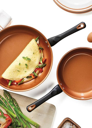 Farberware Glide Nonstick Frying Pan / Fry Pan / Skillet - 10 Inch, Black