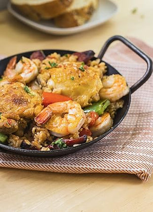 Lodge Pre-Seasoned Carbon Steel Skillet - Dual Assist Handle - Use in the Oven, on the Stove, on the Grill, or Over a Campfire - 8 Inch