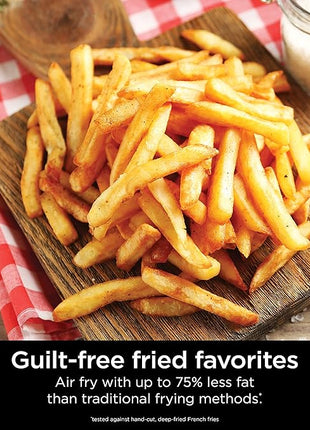 Ninja AF080 Mini Air Fryer, 2 Quarts Capacity, Compact, Nonstick, with Quick Set Timer, Grey