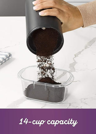 Mr. Coffee Simple Grind 14 Cup Coffee Grinder Black