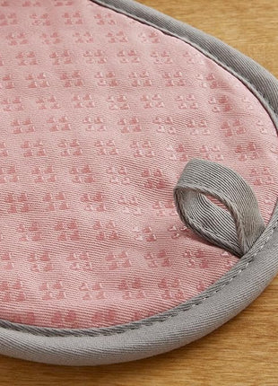 KitchenAid Asteroid Pot Holder 2-Pack Set, Dried Rose, 6.5"x10"