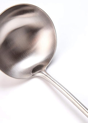 Wok Spatula and Ladle,304 Stainless Steel Utensils.Suitable for home use, hotel, restaurant.13.7-15Inch