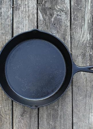 Lodge 12 Inch Cast Iron Pre-Seasoned Skillet – Signature Teardrop Handle - Use in the Oven, on the Stove, on the Grill, or Over a Campfire - Black