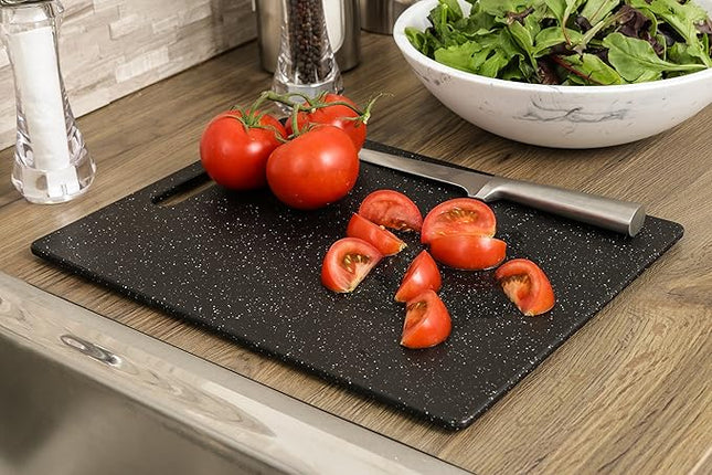 Dexas Superboard Pastry Board and Cutting Boards, Set of Two, Midnight Granite Color (Pack of 6)