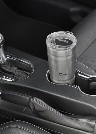 Bubba Envy Stainless Steel Tumbler with Straw, Stainless Steel with Clear Lid, 24oz