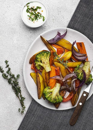 Urban Villa Kitchen Towels Premium Quality 100% Cotton Solid Kitchen Towels Set of 6 Ultra Soft Size 20X30 Inches Chambray Black/White Color Kitchen Towel Highly Absorbent Kitchen Towels