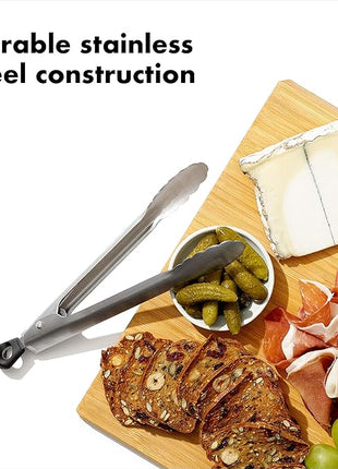 OXO Good Grips 7-Inch Mini Tongs, Stainless Steel