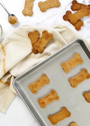 USA Pan Bakeware Half Sheet Pan, Set of 2 Baking Sheets, Aluminized Steel