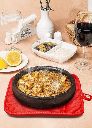 GROBRO7 5Pack Pot Holders for Kitchen Heat Resistant Cotton Potholder Multipurpose Hot Pads Machine Washable Oven Mitts with Pocket Potholders for Baking and Cooking 8.9 x 6.9 in Red Green