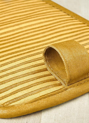 KitchenAid Beacon Two-Tone Non-Slip Pot Holder Set, Majestic Yellow, 7"x10", 2 Piece