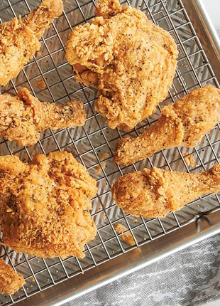 Nordic Ware Prism Half Sheet with Oven Safe Grid, 1 Pack, Natural