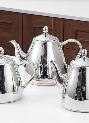 SANQIAHOME Stainless Steel Teapot with Infuser 2000ml