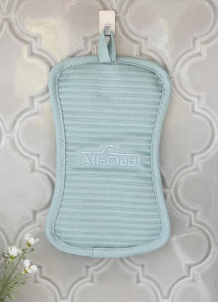 All-Clad Premium Pot Holder & Hot Pad: Heat Resistant up to 500 Degrees - 100% Cotton, 10"x6.25" Hot Pad for Kitchen and Barbeque, 1-Pack, Rainfall