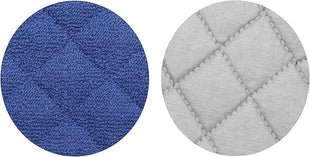 Cotton Pot Holders Cotton Made Machine Washable Heat Resistant Everyday Kitchen Basic Terry Pot Holder, Hot Pads, Trivet for Cooking and Baking Set of 4 (Dark Blue)