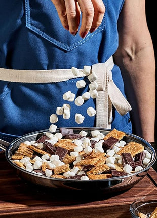 HexClad Hybrid Nonstick 10-Inch Frying Pan with Tempered Glass Lid, Stay-Cool Handle, Dishwasher-Friendly, Oven-Safe Up to 900°F, Induction Ready, Compatible with All Cooktops