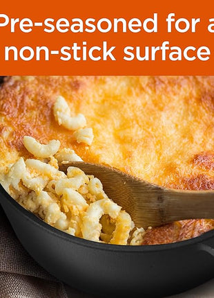 COMMERCIAL CHEF 5-Quart Cast Iron Dutch Oven with Skillet Lid