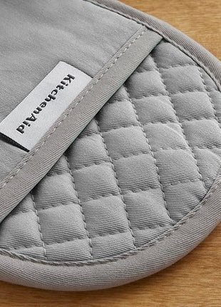 KitchenAid Asteroid Pot Holder 2-Pack Set, Grey, 6.5"x10"