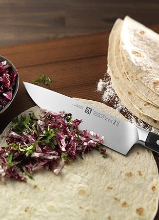 ZWILLING J.A. Henckels 38401-180 Chef's Knife, 7", Black/Stainless Steel