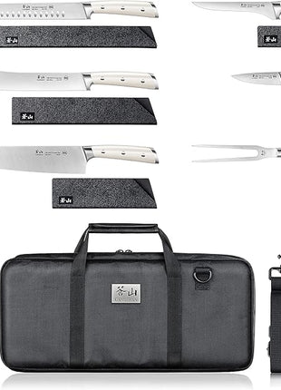 Cangshan S1 Series 7-Piece BBQ Knife Set, Forged German Steel, 1023718