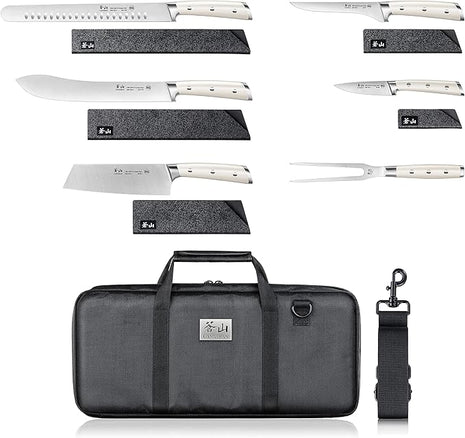 Cangshan S1 Series 7-Piece BBQ Knife Set, Forged German Steel, 1023718