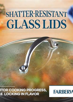 Farberware Millennium Stainless Steel Cookware Pots and Pans Set, 10 Piece