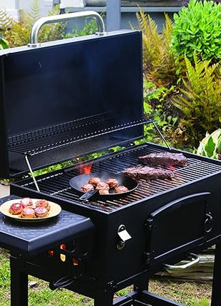 Lodge Manufacturing Company carbon steel skillet, 10-Inch, Black/Orange