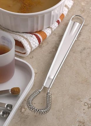 Fox Run 8-Inch Flat Coil Whisk, 8.25 x 1.5 x 1.25, Metallic