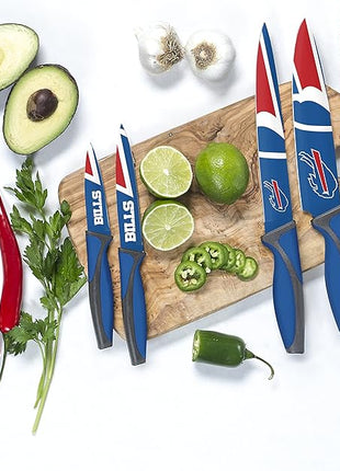 The Sports Vault NFL Buffalo Bills 5-Piece Kitchen Knife Set