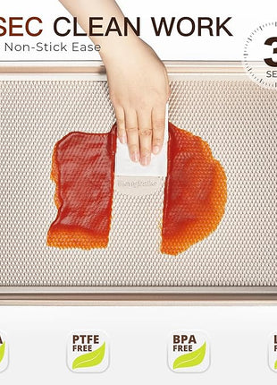 HONGBAKE 3 Pack Gold Nonstick Baking Sheet Pan Set with Oven Mitts Heat Resistant, Non-Toxic Half/Quarter/Jelly Roll Pans with Diamond Texture Pattern, Heavy Duty 0.8mm Thick Cookie Trays for Cooking