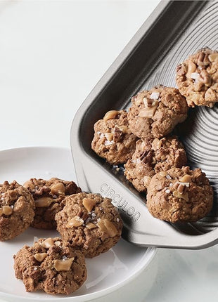 Circulon Total Bakeware Nonstick Toaster Oven & Personal Pizza Pan Baking Set, 4-Piece