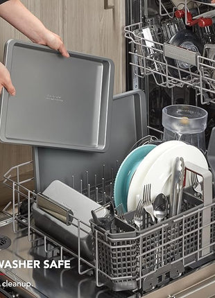 KitchenAid 10x15in Nonstick Aluminized Steel Baking Sheet, Pistachio