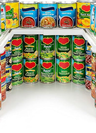 Savvy Shelf Adjustable Pantry & Can Storage Organizer - Kitchen Cabinet - Pantry Organization & Storage Can Organizer for Cupboard