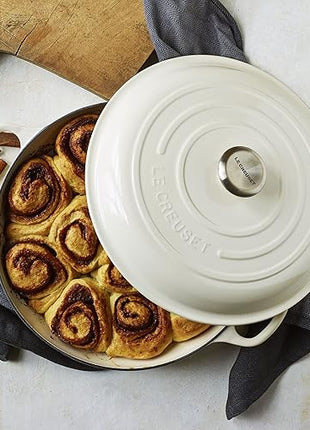 Le Creuset Enameled Cast Iron Signature Braiser, 3.5 qt., Olive