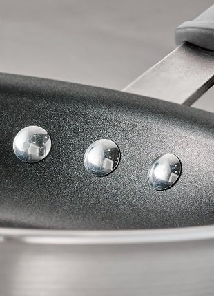 Tramontina Professional 14-Inch Non Stick Extra Large Frying Pan, Heavy-Gauge Aluminum Skillet with Reinforced Nonstick Coating, Gray Handle, Dishwasher and Oven Safe