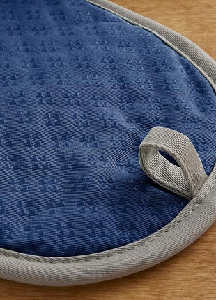 KitchenAid Asteroid Pot Holder 2-Pack Set, Blue Willow, 6.5"x10"