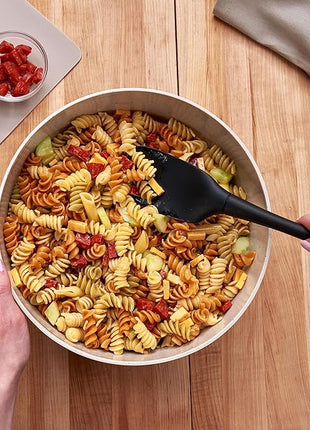 Tovolo Flex-Core All Silicone Spoonula, Tapered Edge, Ergonomic Handle, Heat Resistant