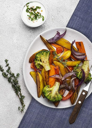 Urban Villa Kitchen Towels Premium Quality 100% Cotton Solid Kitchen Towels Set of 6 Ultra Soft Size 20x30 Inches Blue/White Color Highly Absorbent