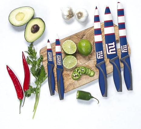 NFL New York Giants 5-Piece Kitchen Knife Set