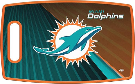 NFL Miami Dolphins Large Plastic Cutting Board