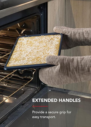 KitchenAid 10x15in Nonstick Aluminized Steel Baking Sheet, Ink Blue