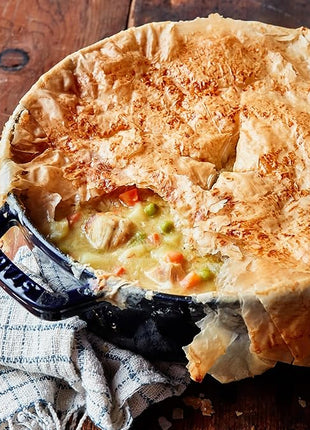 Staub Cast Iron 4-qt Round Cocotte - Dark Blue, Made in France